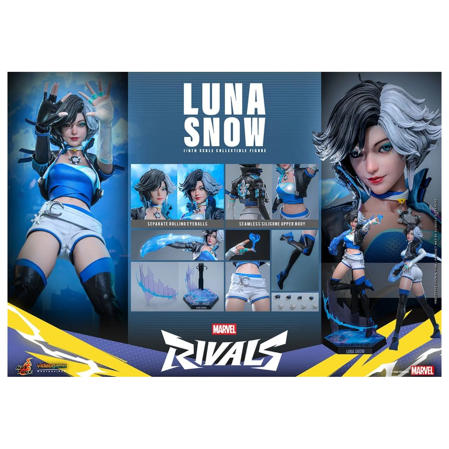Marvel Rivals Gra wideo Arcydzieło figurka akcji 1/6 Luna Snow 28 cm zdjęcie produktu