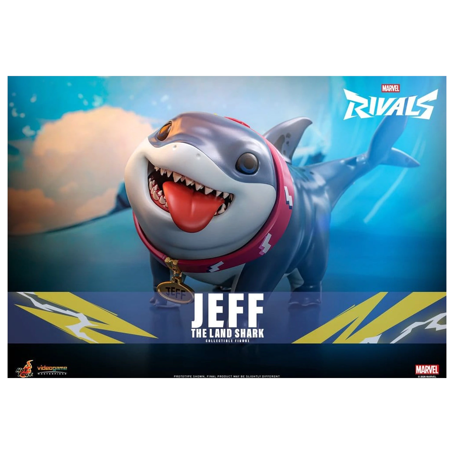 Marvel Rivals Videogame Masterpiece Series Figurka Akcji Jeff the Land Shark 11 cm zdjęcie produktu