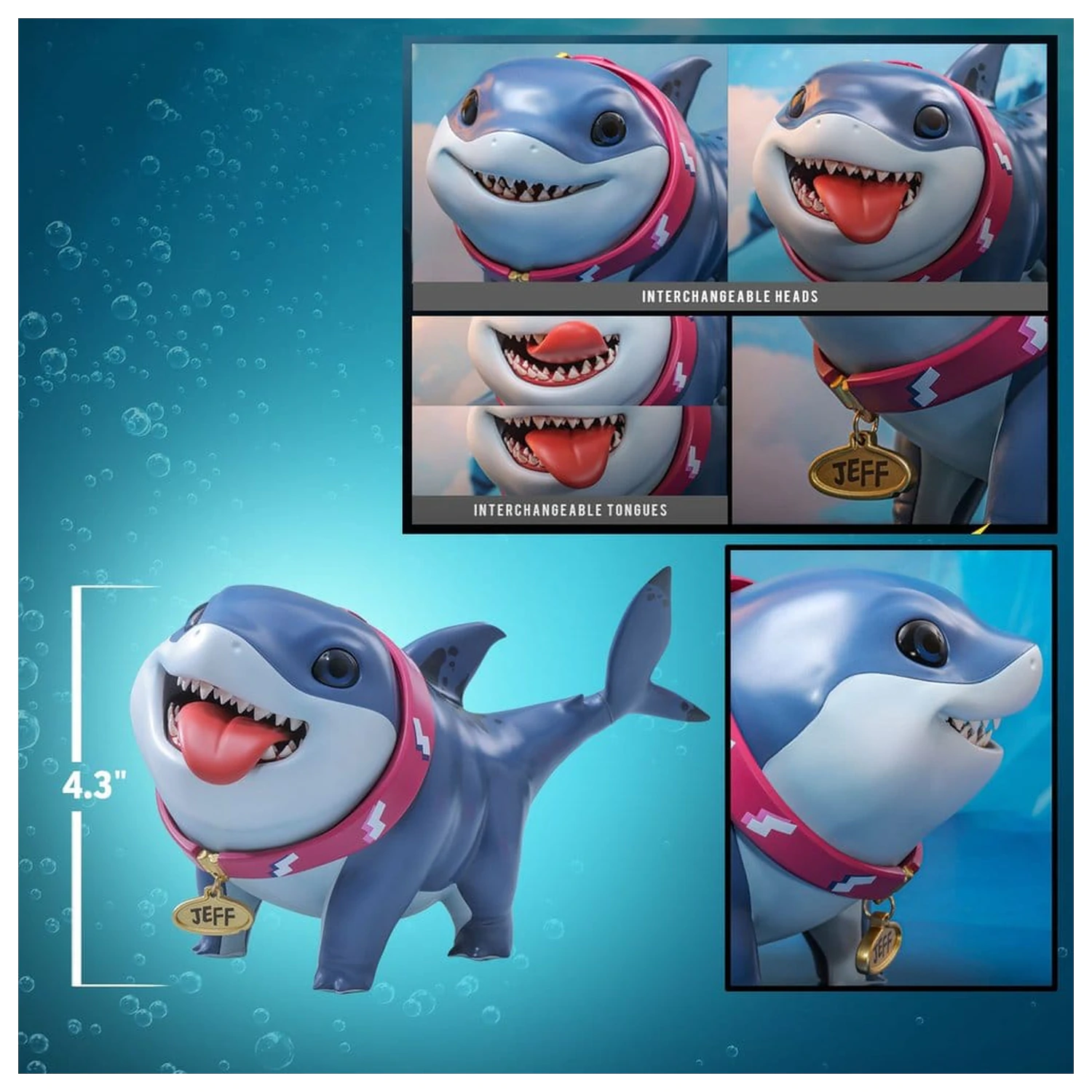 Marvel Rivals Videogame Masterpiece Series Figurka Akcji Jeff the Land Shark 11 cm zdjęcie produktu