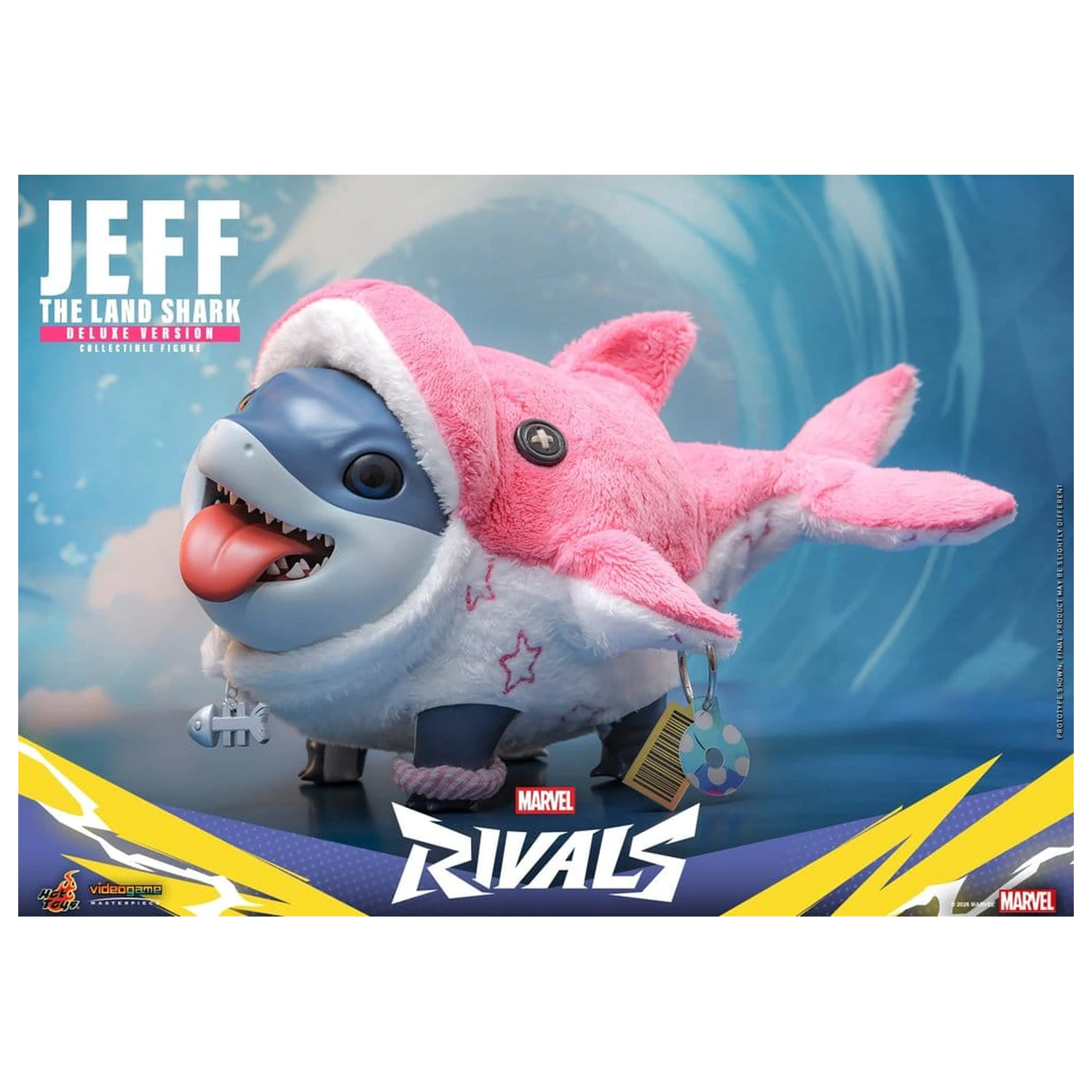 Marvel Rivals Videogame Masterpiece Series Figurka Akcji Jeff the Land Shark (Wersja Deluxe) 11 cm zdjęcie produktu