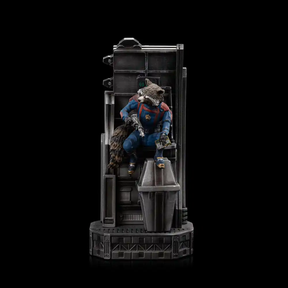 Statua Marvel Scale 1/10 Strażnicy Galaktyki Vol. 3 Rocket Racoon 20 cm zdjęcie produktu