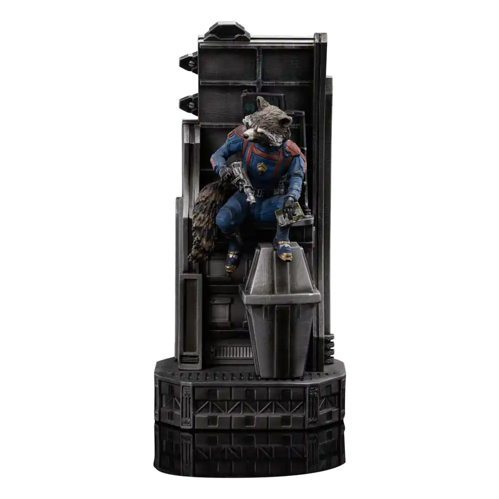 Statua Marvel Scale 1/10 Strażnicy Galaktyki Vol. 3 Rocket Racoon 20 cm zdjęcie produktu