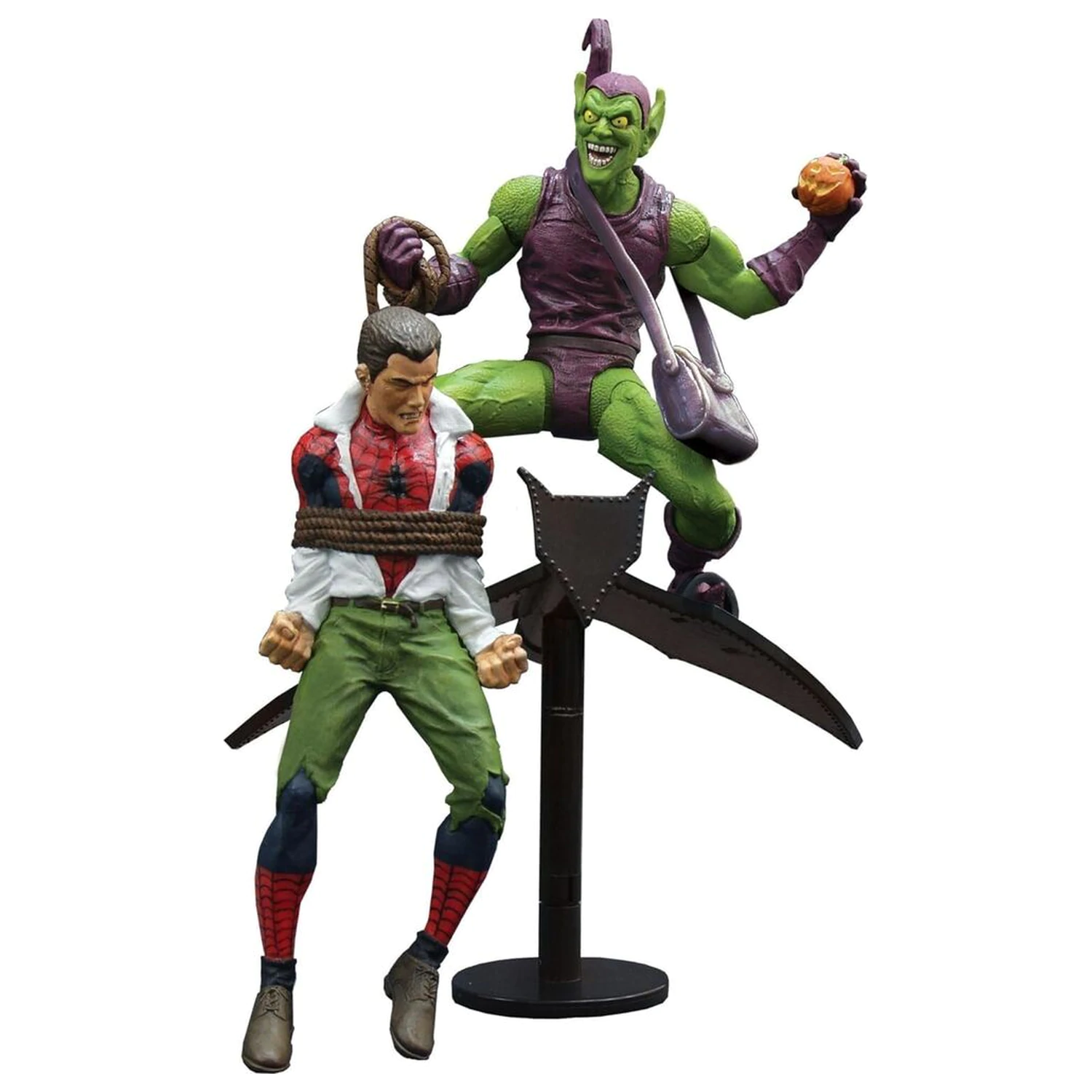 Figurki Marvel Select Zielony Goblin & Peter Parker Green Goblin 15 cm zdjęcie produktu