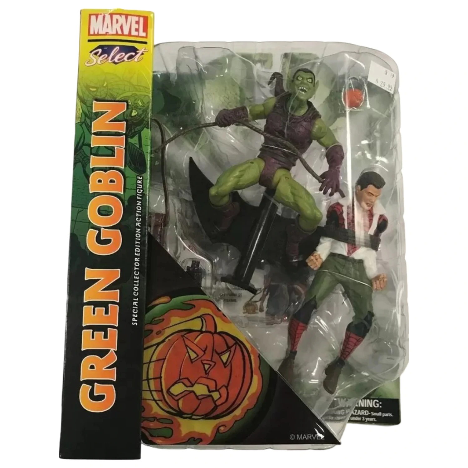 Figurki Marvel Select Zielony Goblin & Peter Parker Green Goblin 15 cm zdjęcie produktu
