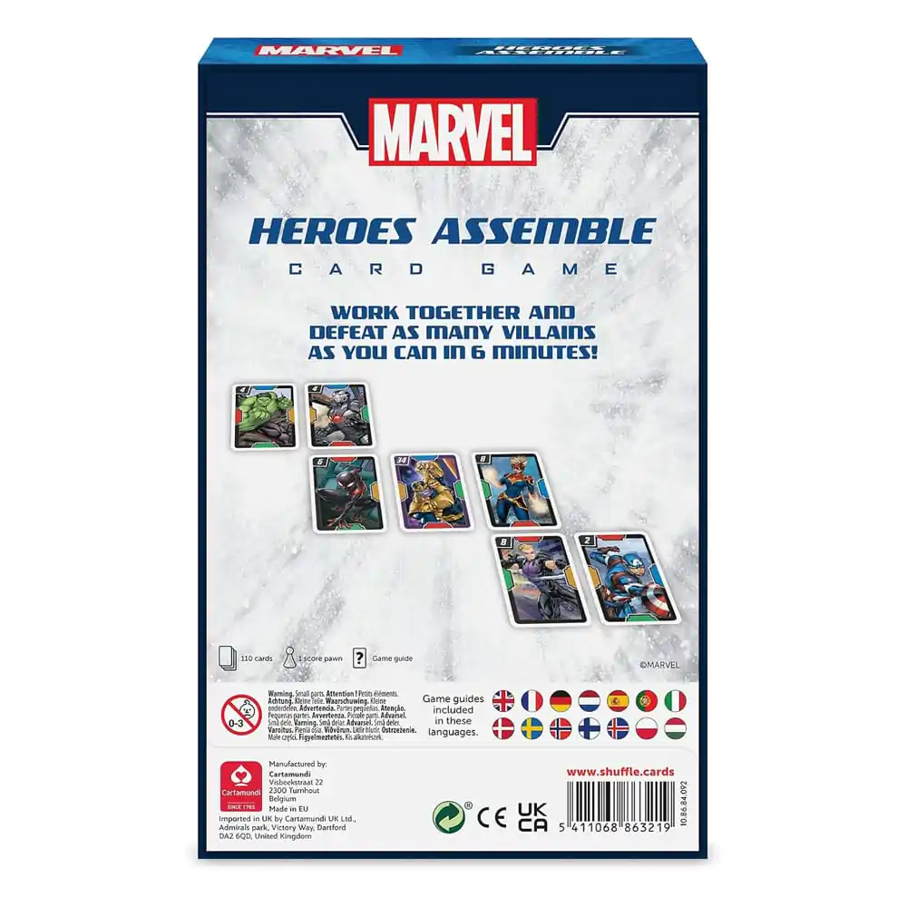 Marvel Shuffle Card Game Heroes Assemble - Gra Karciana zdjęcie produktu