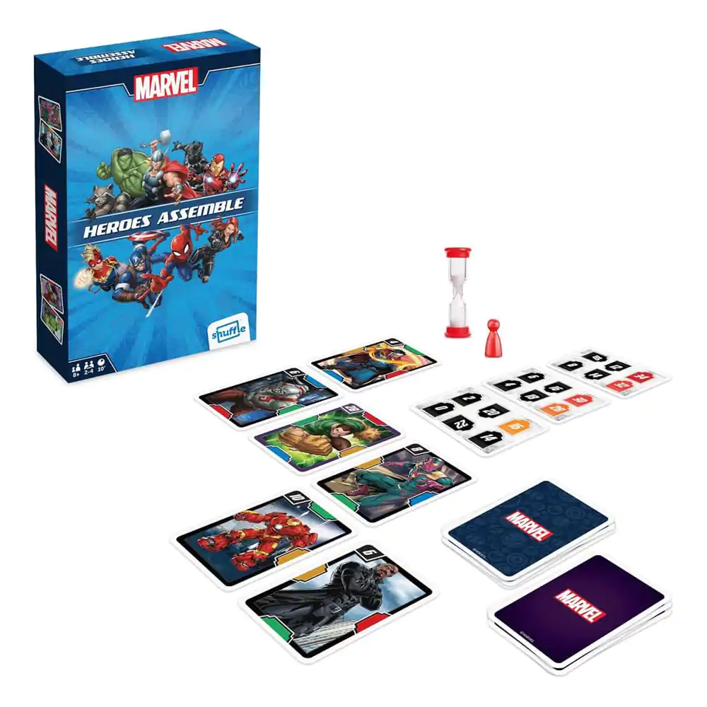 Marvel Shuffle Card Game Heroes Assemble - Gra Karciana zdjęcie produktu