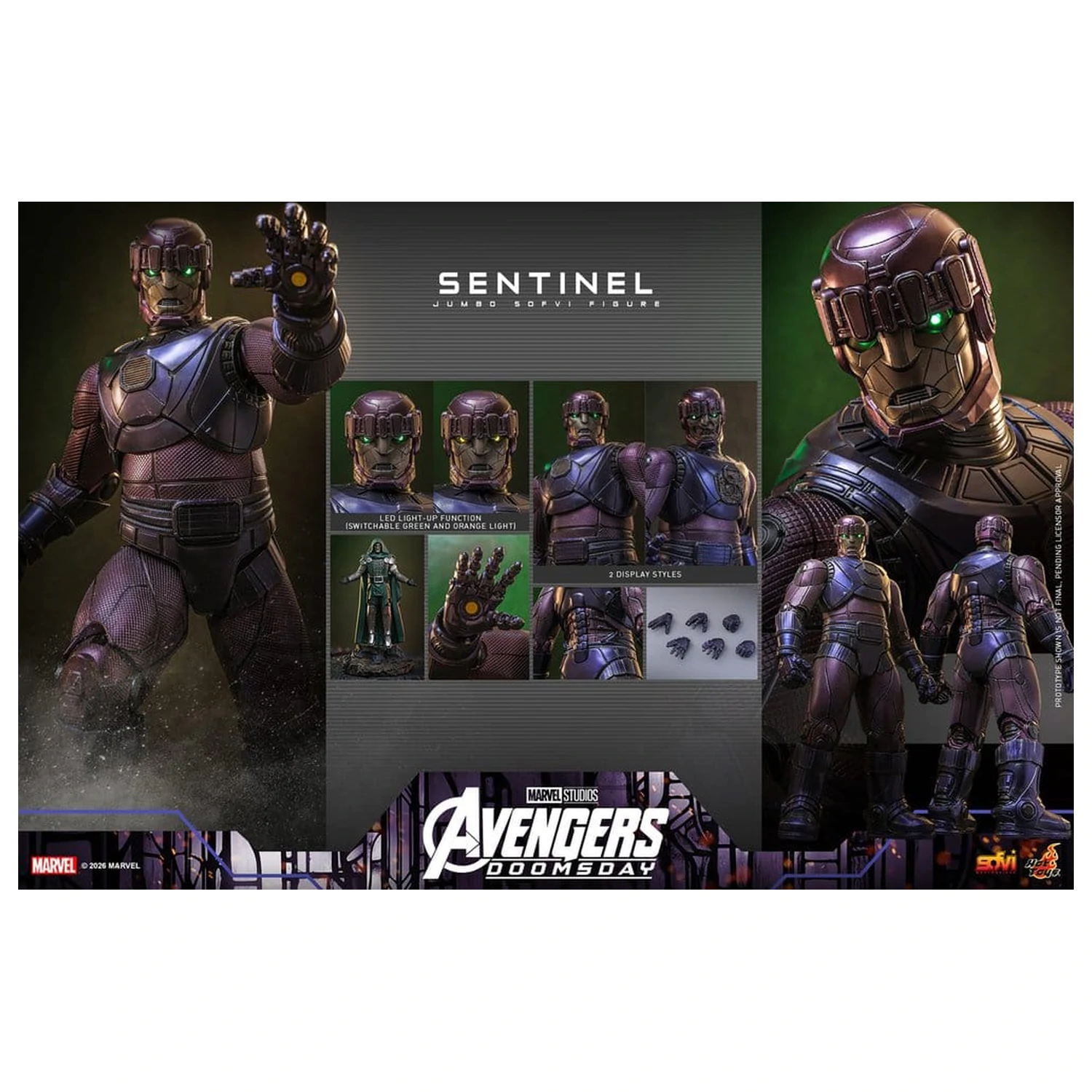 Marvel Sofvi Masterpiece Series Figurka Akcji Sentinel 60 cm zdjęcie produktu