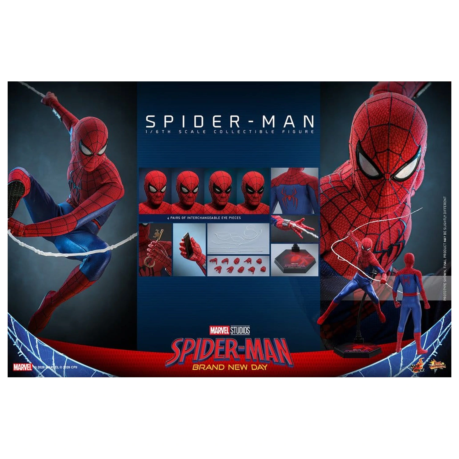 Marvel Spider-Man: Brand New Day figurka akcji 1/6 Spider-Man 29 cm zdjęcie produktu