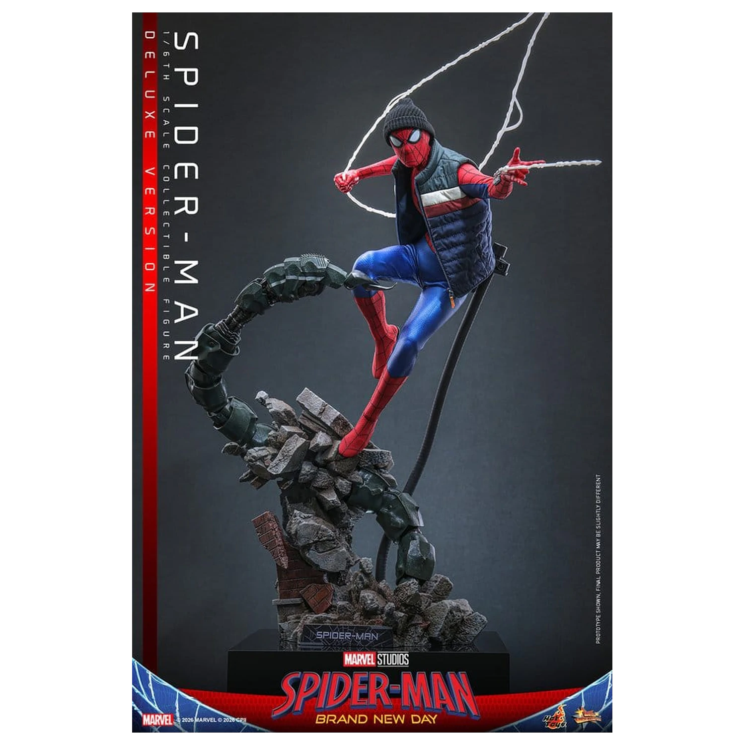 Marvel Spider-Man: Brand New Day figurka akcji 1/6 Spider-Man (Deluxe Version) 29 cm zdjęcie produktu