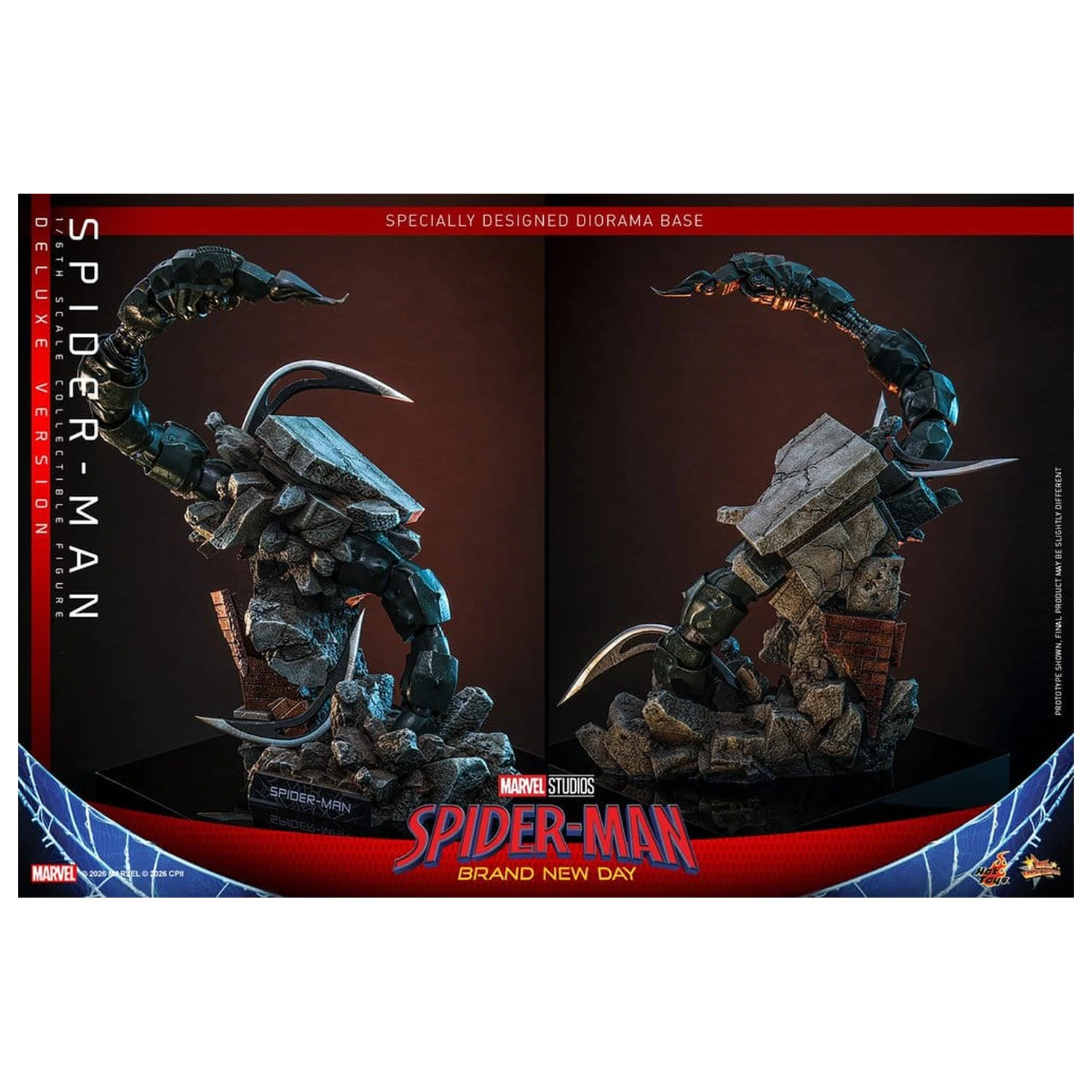 Marvel Spider-Man: Brand New Day figurka akcji 1/6 Spider-Man (Deluxe Version) 29 cm zdjęcie produktu