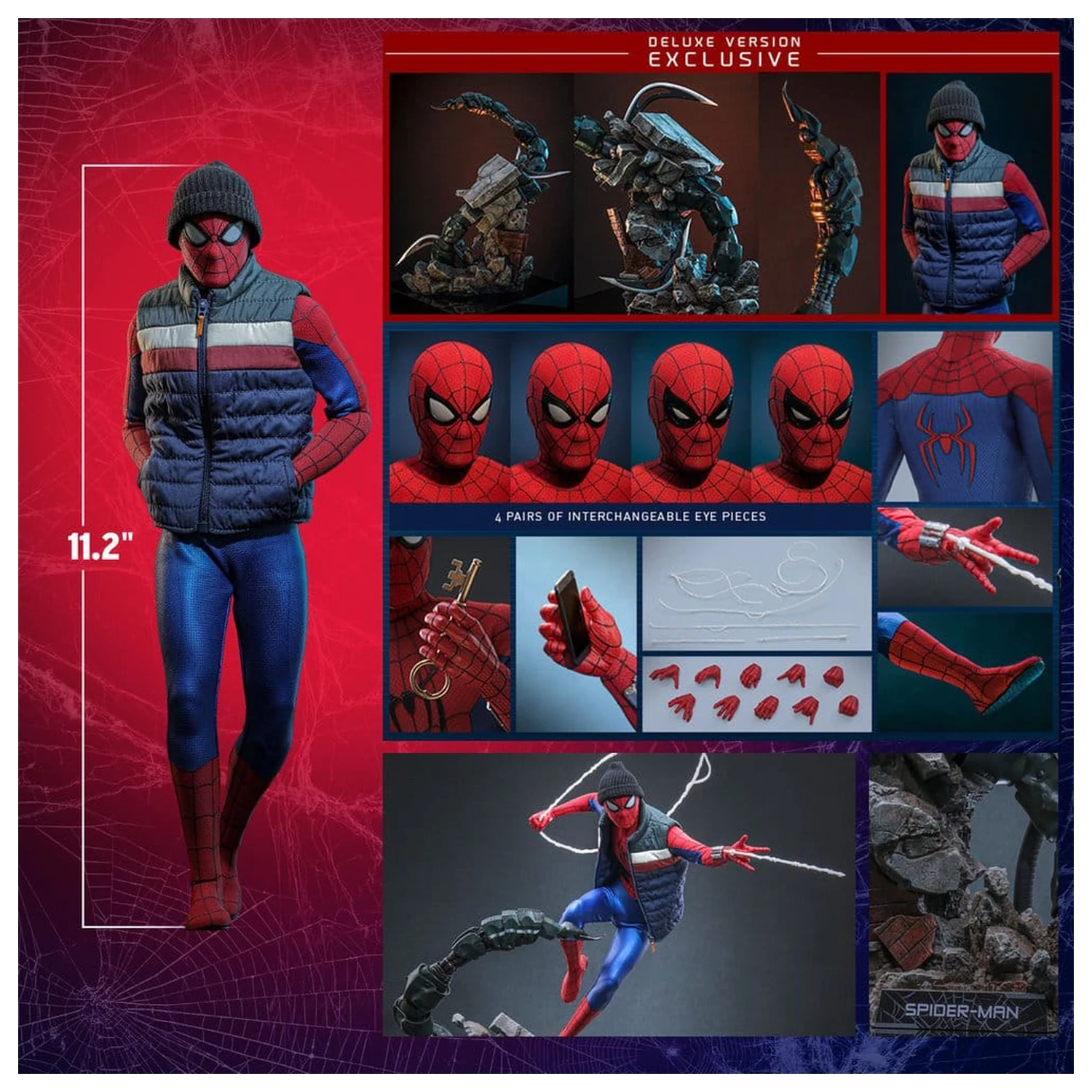 Marvel Spider-Man: Brand New Day figurka akcji 1/6 Spider-Man (Deluxe Version) 29 cm zdjęcie produktu