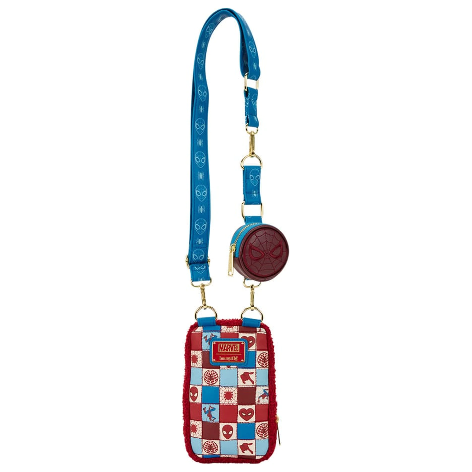 Marvel by Loungefly Crossbody z torbą na monety Spider-Man Cell Phone zdjęcie produktu