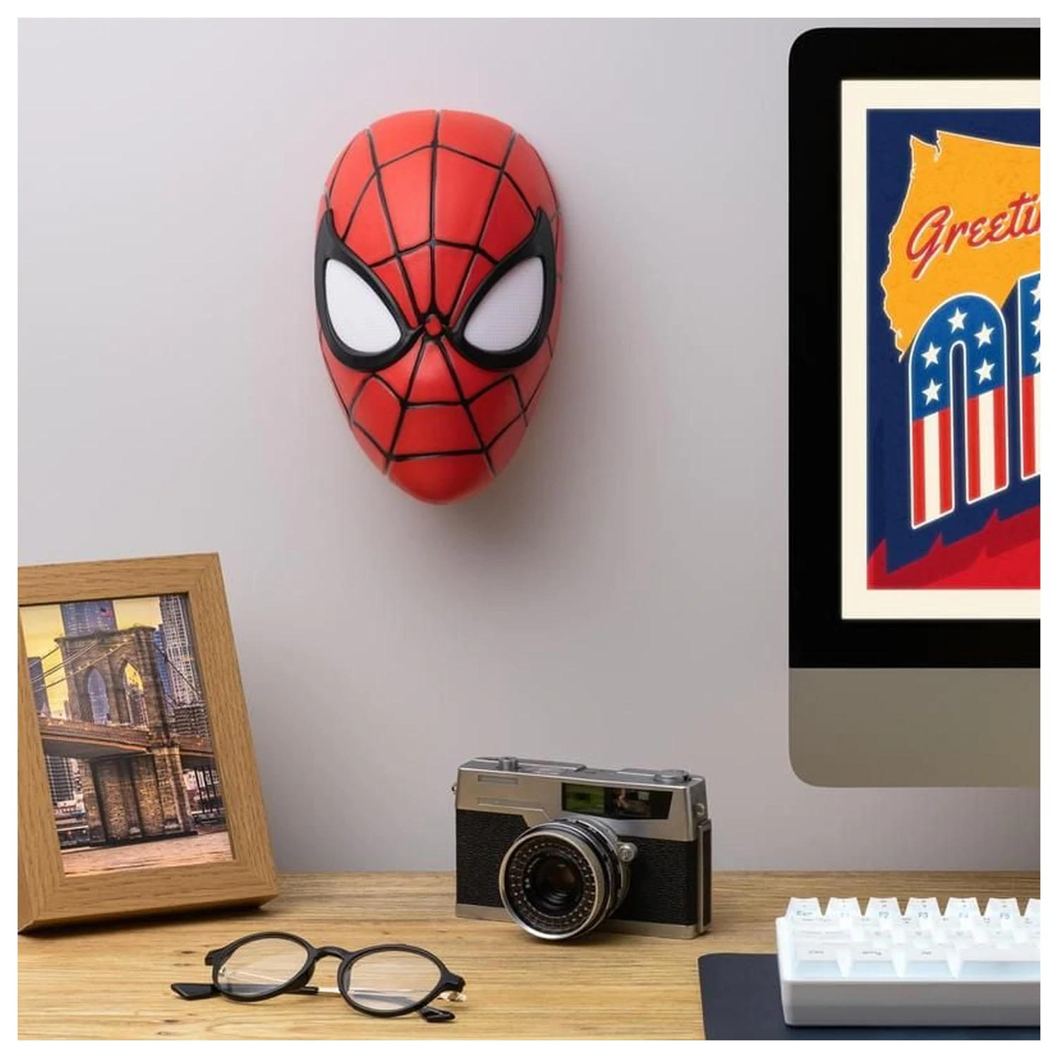 Marvel Spider-Man Mask Light 22cm zdjęcie produktu