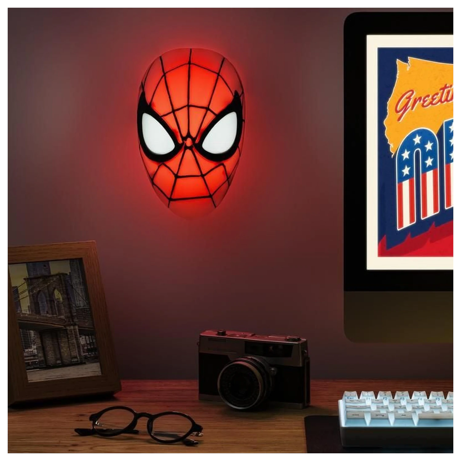 Marvel Spider-Man Mask Light 22cm zdjęcie produktu