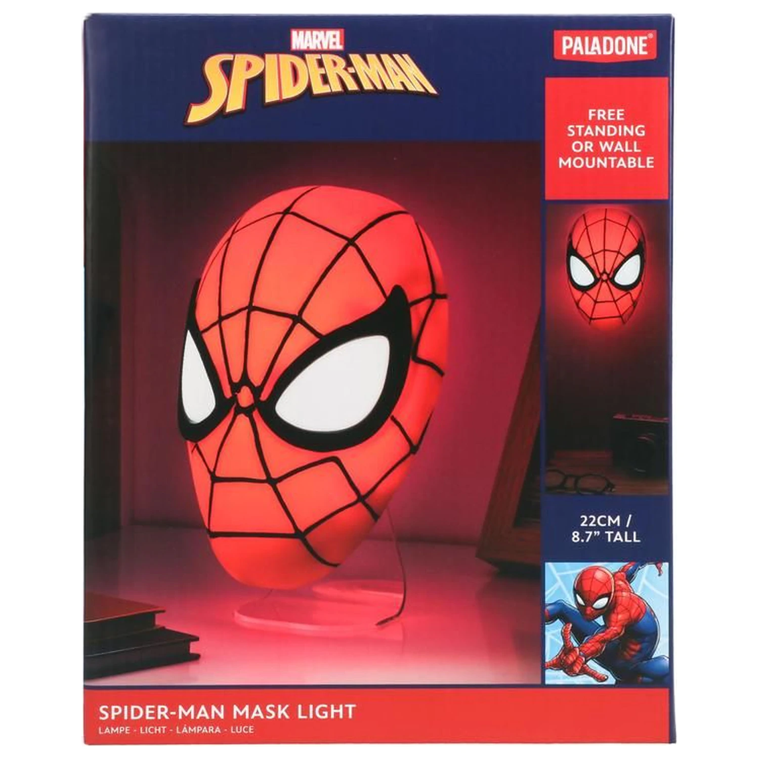 Marvel Spider-Man Mask Light 22cm zdjęcie produktu