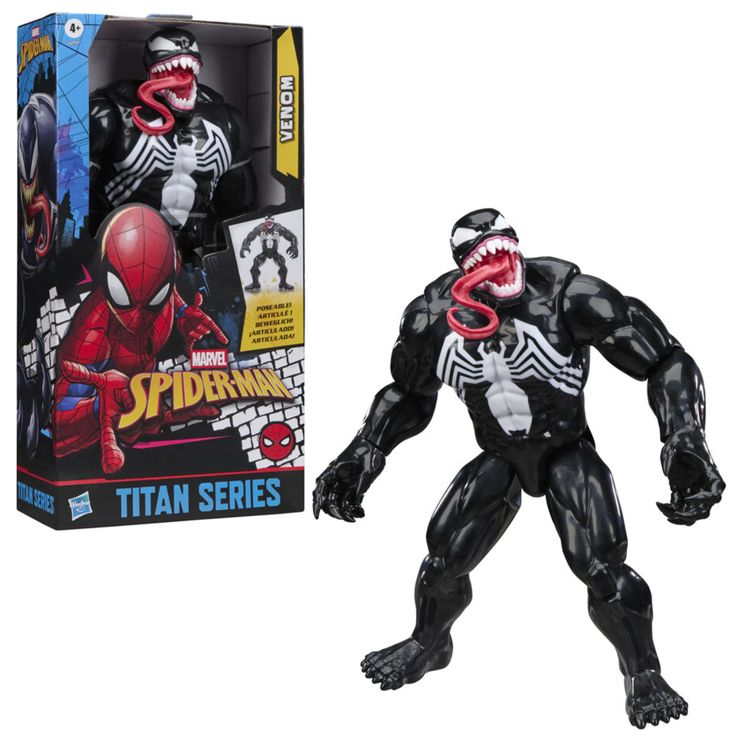 Marvel Spider-Man Titan Series Black Suit Venom figurka 30cm zdjęcie produktu