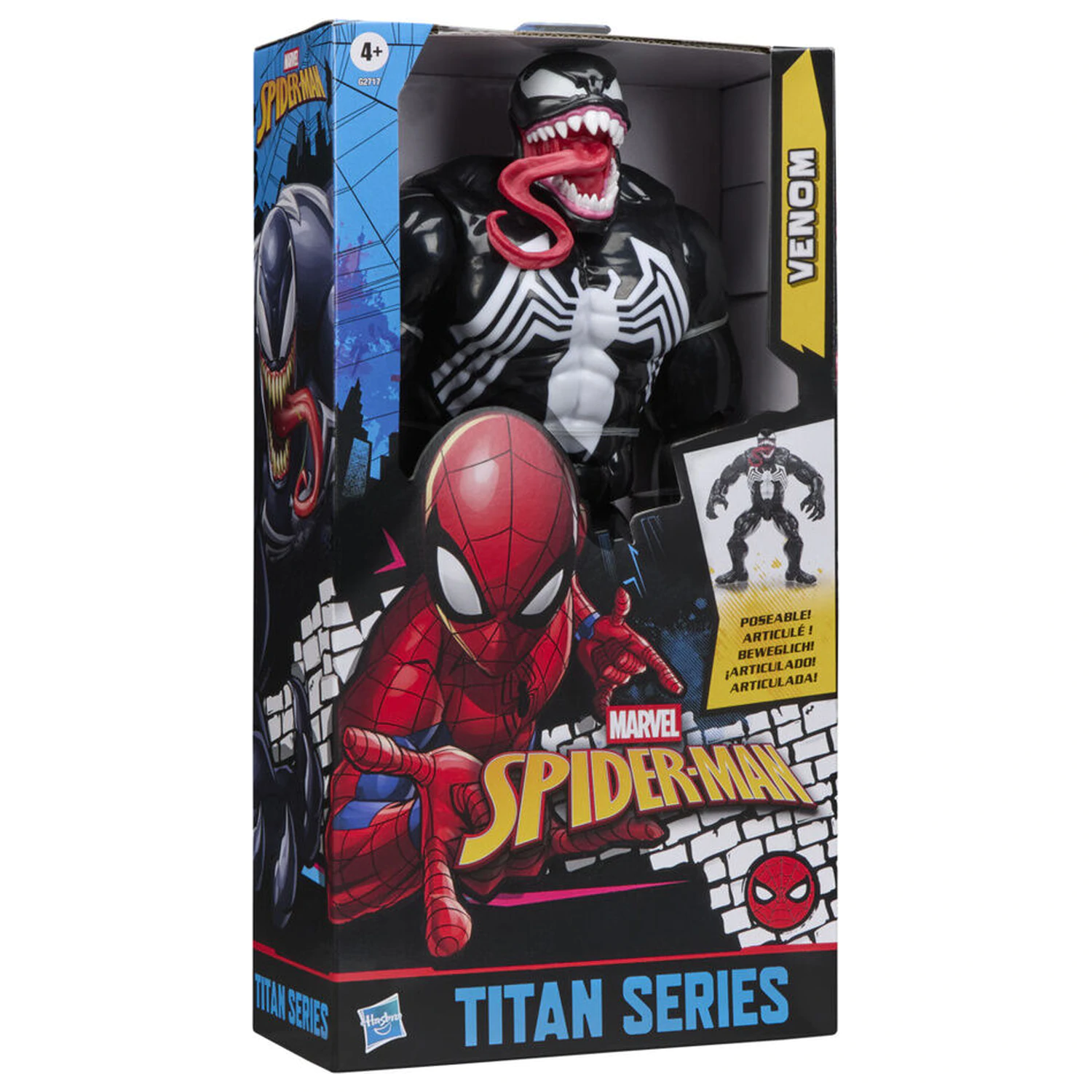 Marvel Spider-Man Titan Series Black Suit Venom figurka 30cm zdjęcie produktu