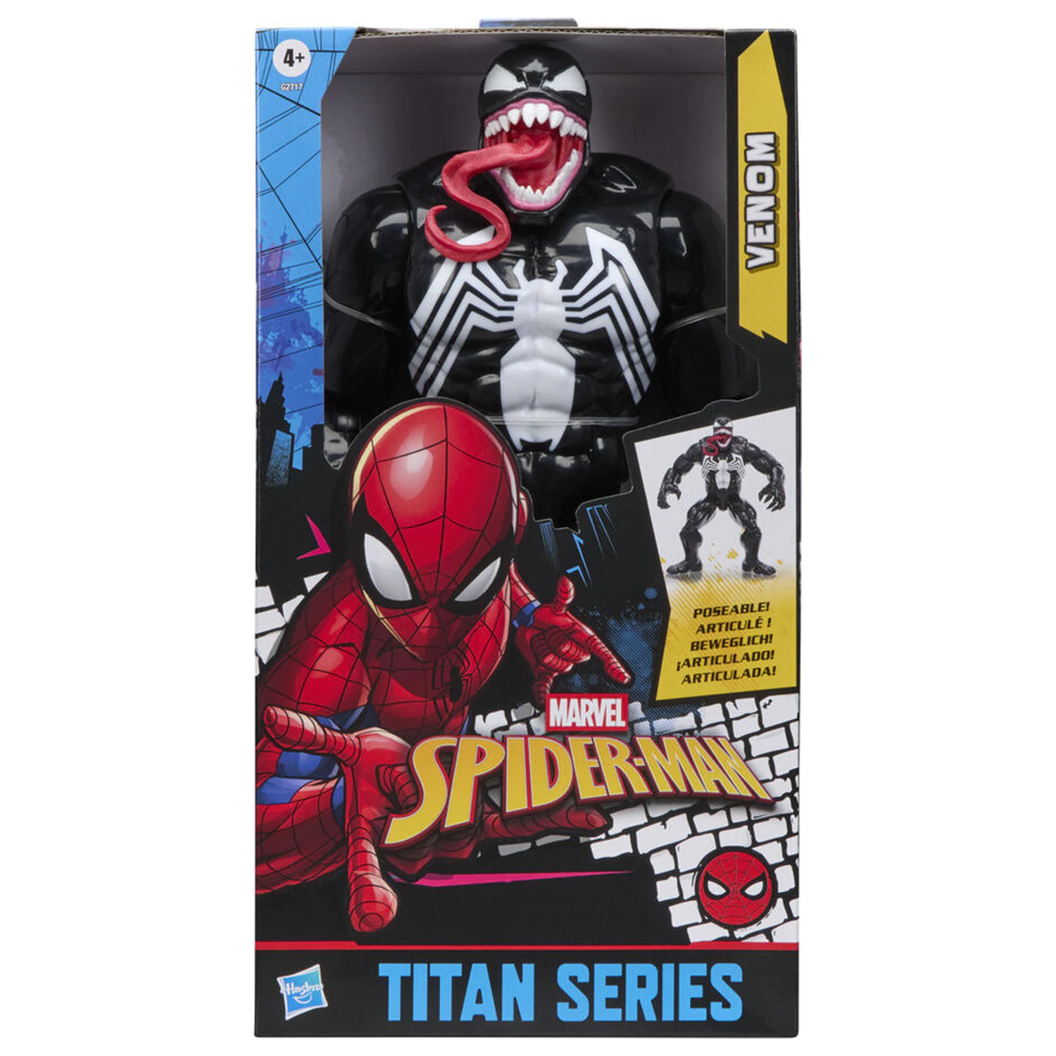 Marvel Spider-Man Titan Series Black Suit Venom figurka 30cm zdjęcie produktu
