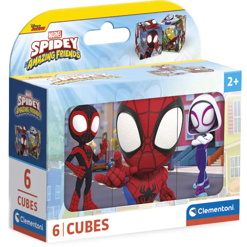 Marvel Spidey i jego niesamowici przyjaciele kostka puzzle 6 szt. zdjęcie produktu