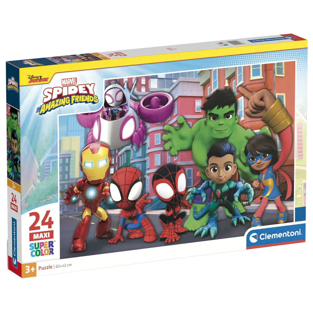 Marvel Spidey and His Amazing Friends maxi puzzle 24 elementy zdjęcie produktu