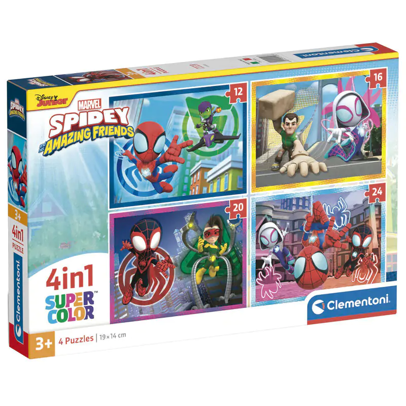 Puzzle Marvel Spidey i jego fantastyczni przyjaciele 12-16-20-24 elementy zdjęcie produktu