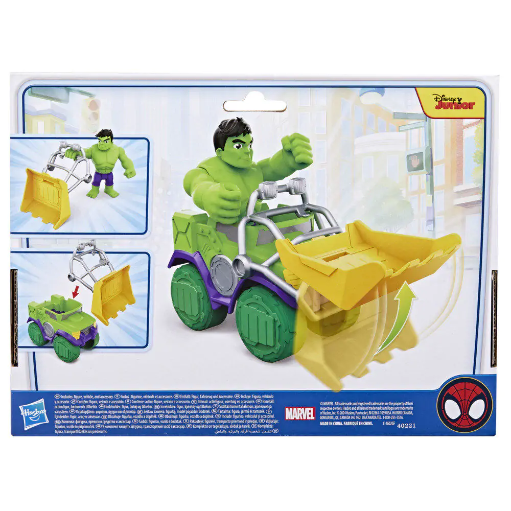 Marvel Spidey i Jego Ekstra Przyjaciele Zestaw Wrecking truck + figurka Hulk zdjęcie produktu