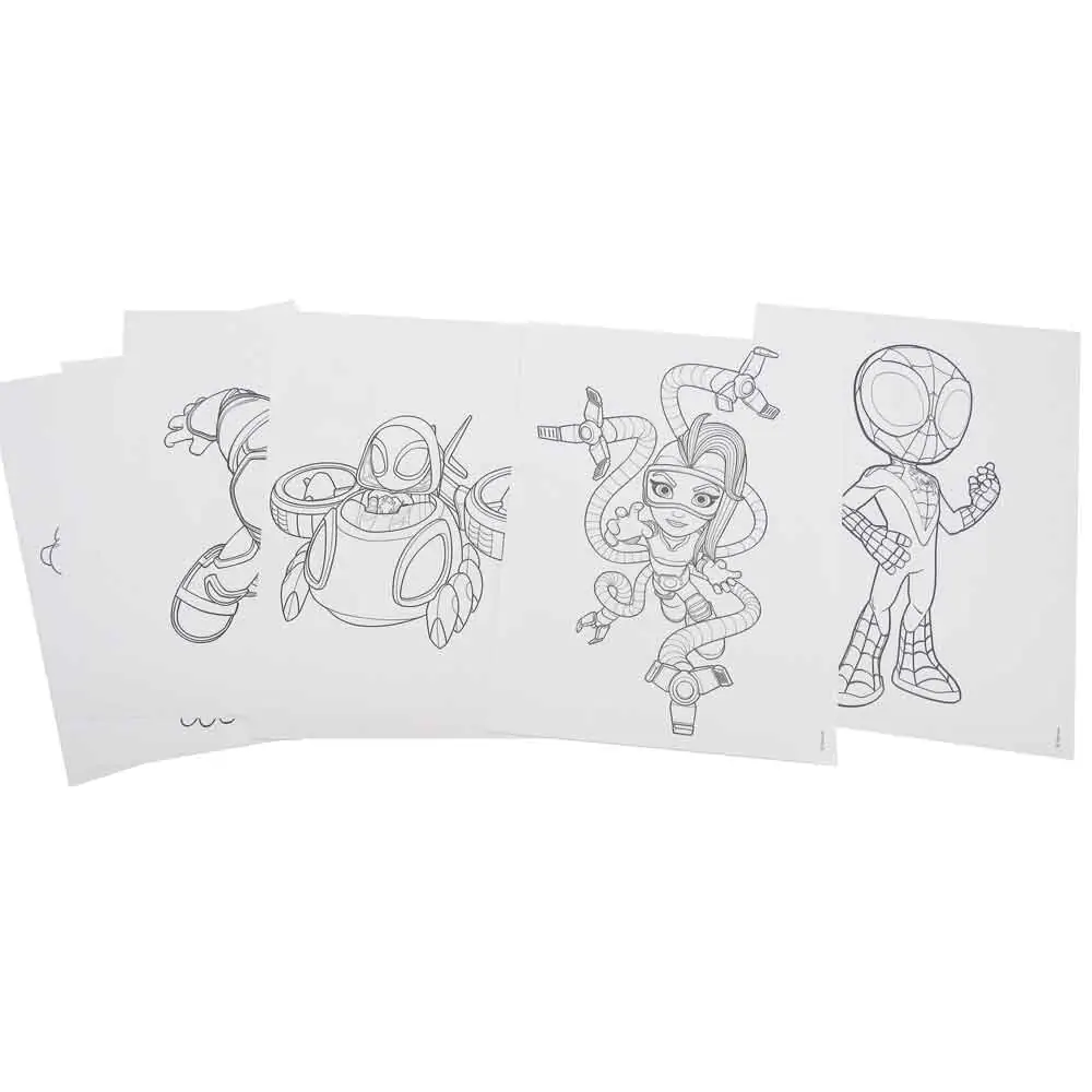 Marvel Spidey Colouring Book z ołówkami i gumkami zdjęcie produktu