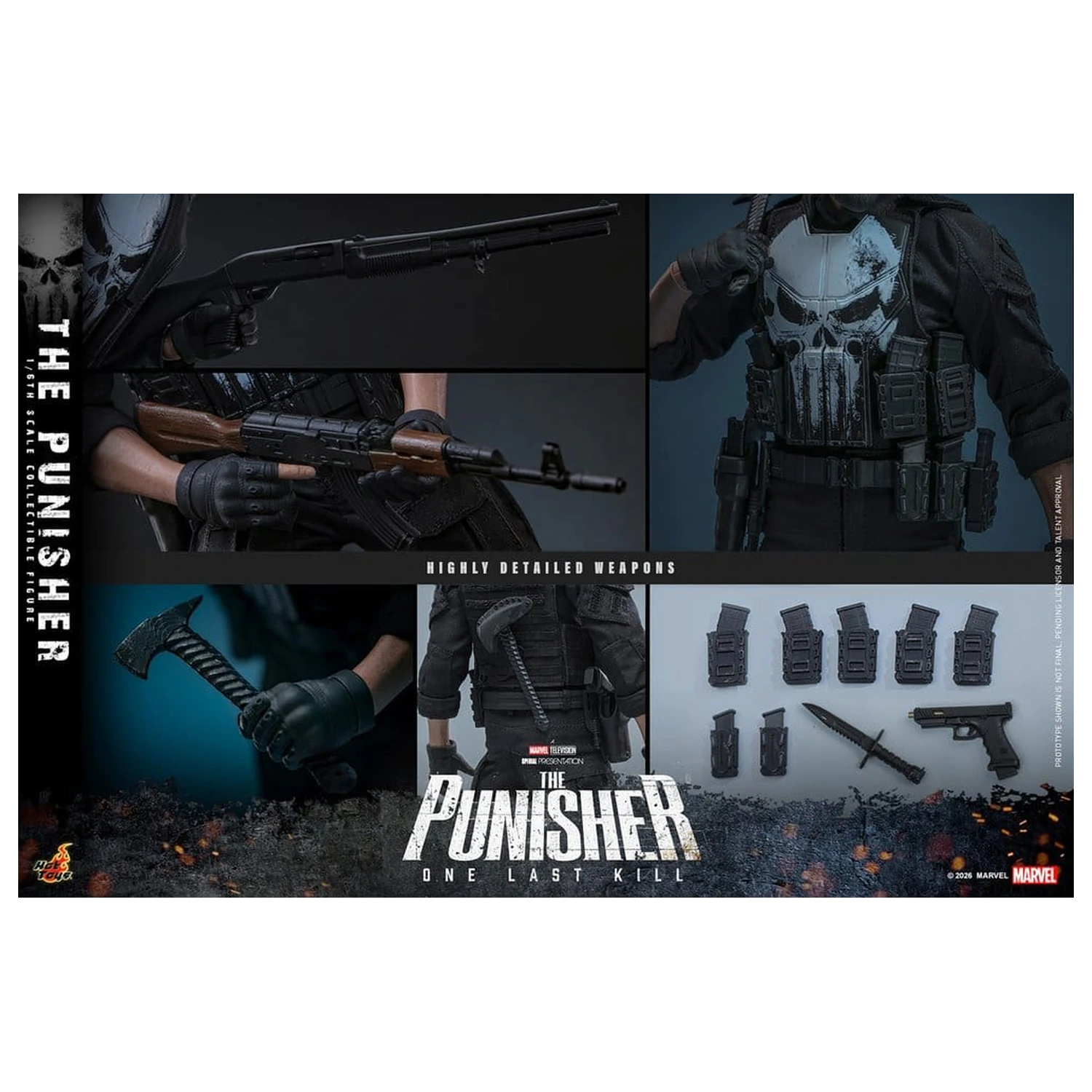 Marvel Television Masterpiece Figurka akcji 1/6 The Punisher 31 cm zdjęcie produktu