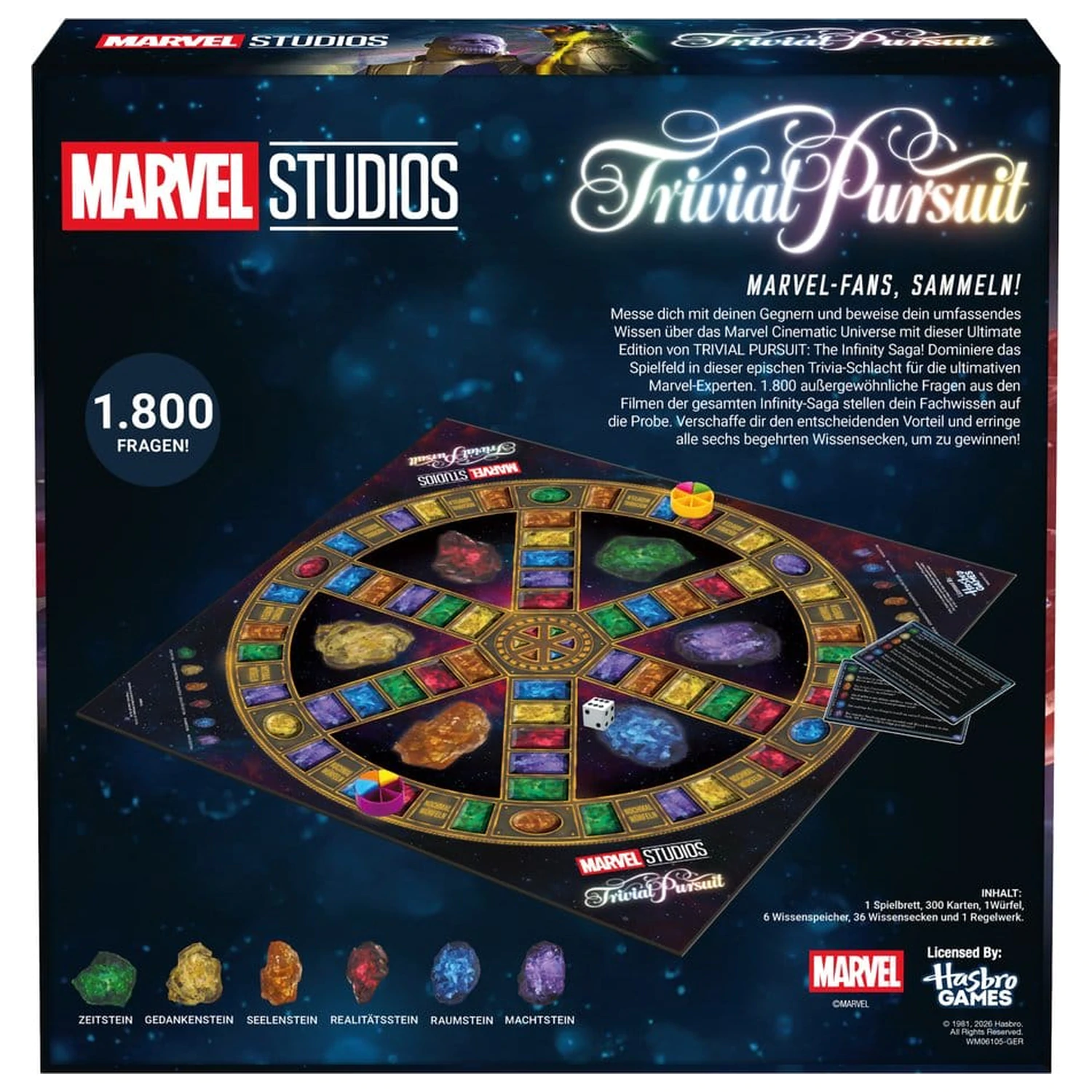 Marvel Board Game Trivial Pursuit Universe XL (wersja niemiecka) zdjęcie produktu