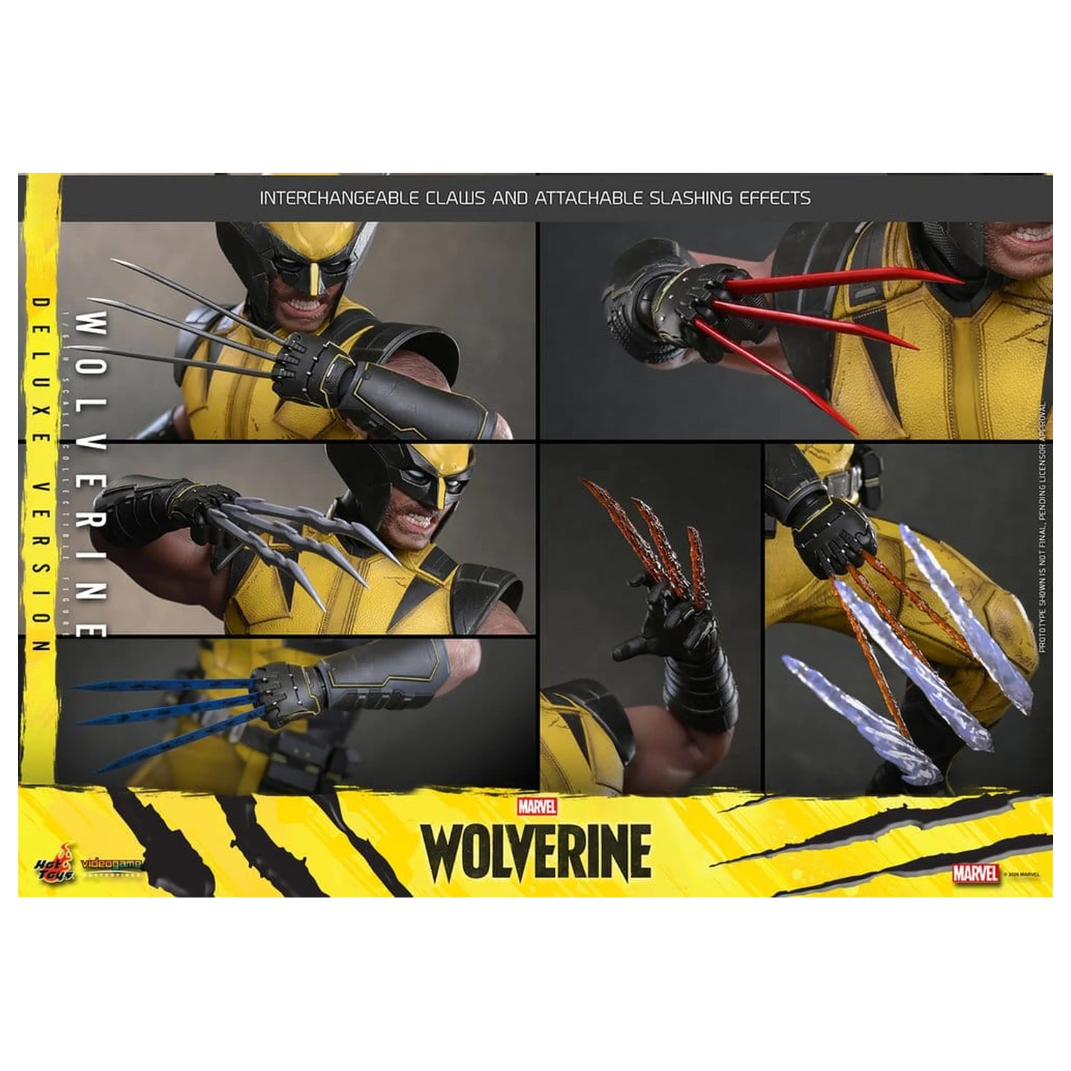 Marvel Video Game Masterpiece figurka akcji 1/6 Wolverine (Deluxe Version) 29 cm zdjęcie produktu