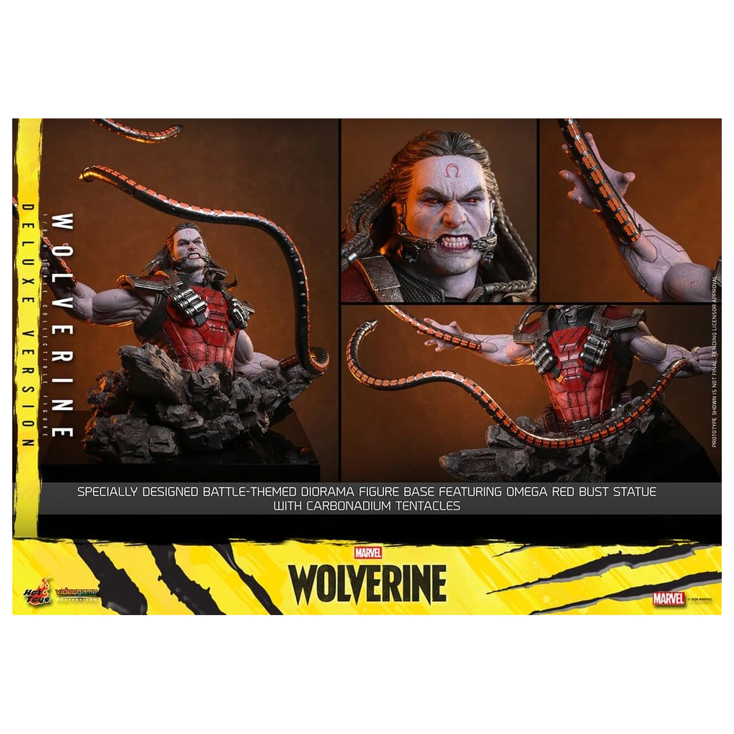 Marvel Video Game Masterpiece figurka akcji 1/6 Wolverine (Deluxe Version) 29 cm zdjęcie produktu