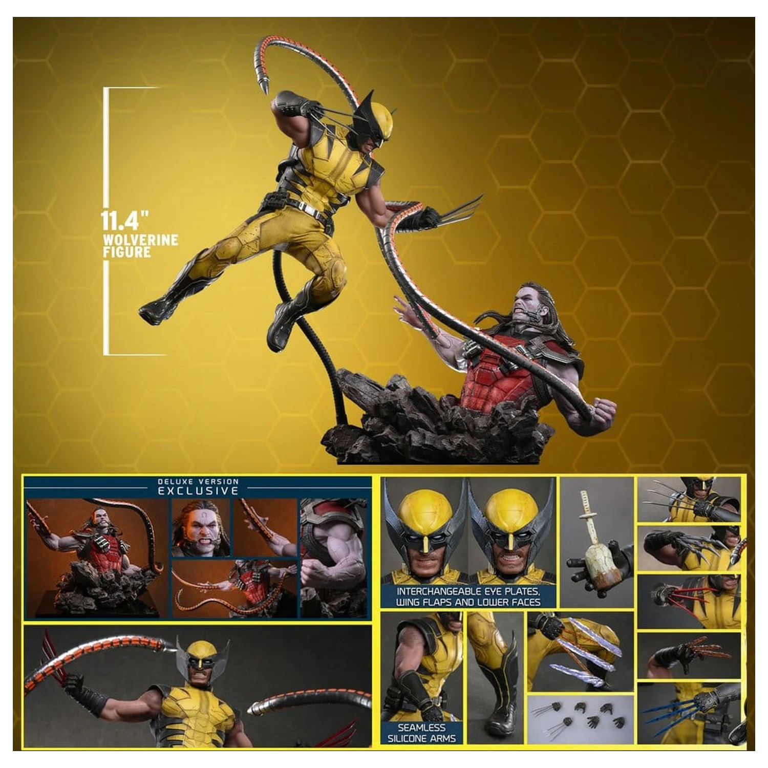 Marvel Video Game Masterpiece figurka akcji 1/6 Wolverine (Deluxe Version) 29 cm zdjęcie produktu