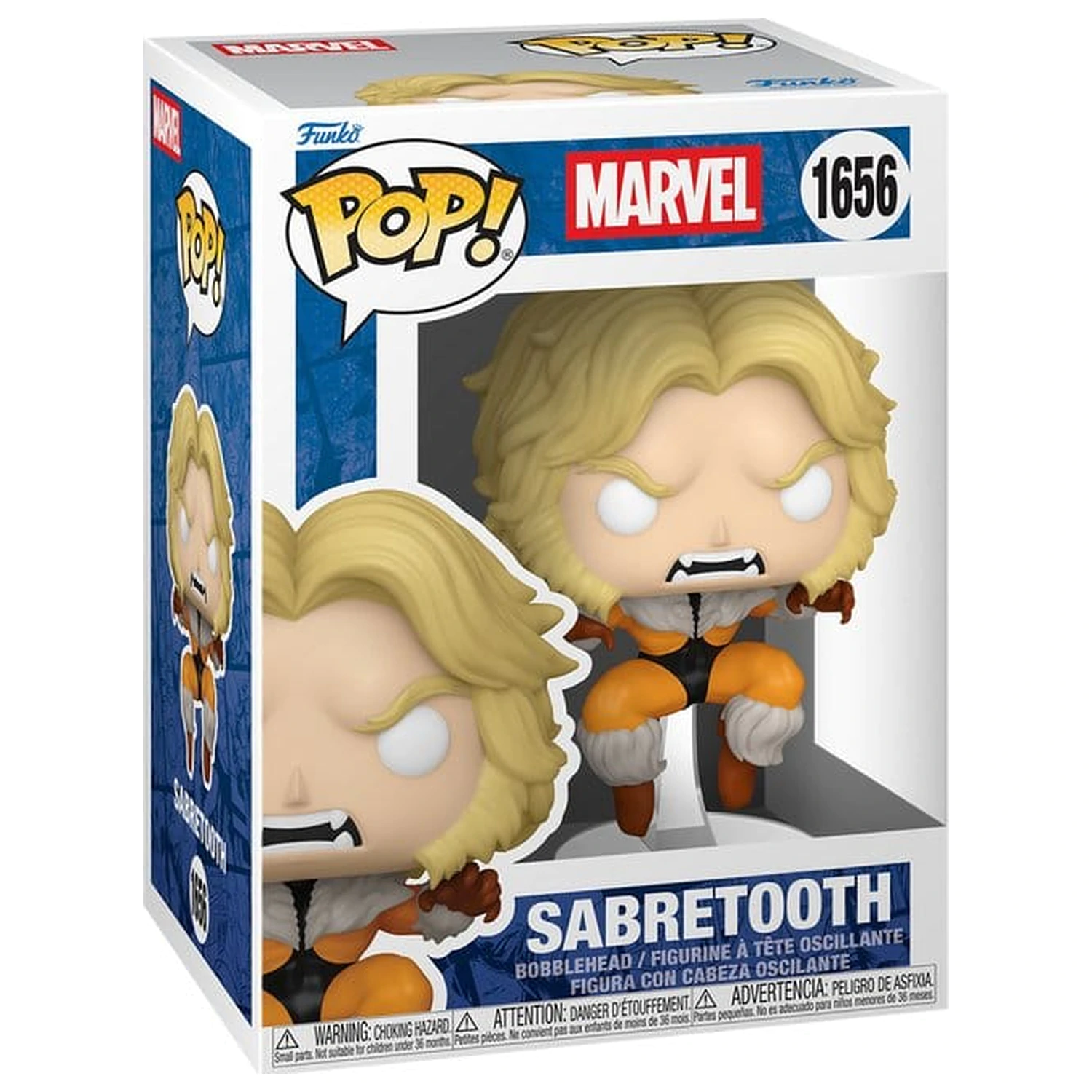Marvel Weapon X Program Funko POP! Winylu Figurka Sabertooth 9 cm zdjęcie produktu