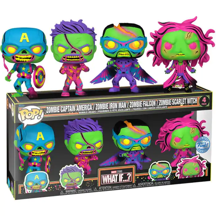Marvel POP! Movies Figurka winylowa 4-Pack What if 9 cm zdjęcie produktu