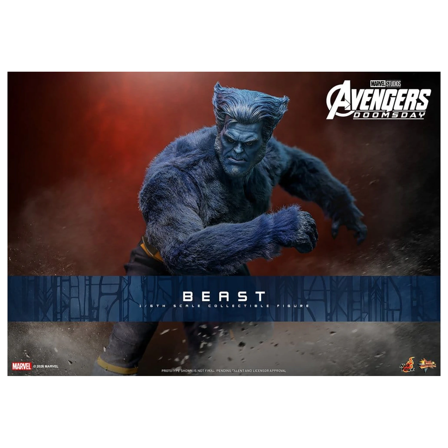 Marvel X-Men Movie Masterpiece Figurka Akcji 1/6 Beast Edition Kolekcjonerska 33 cm zdjęcie produktu