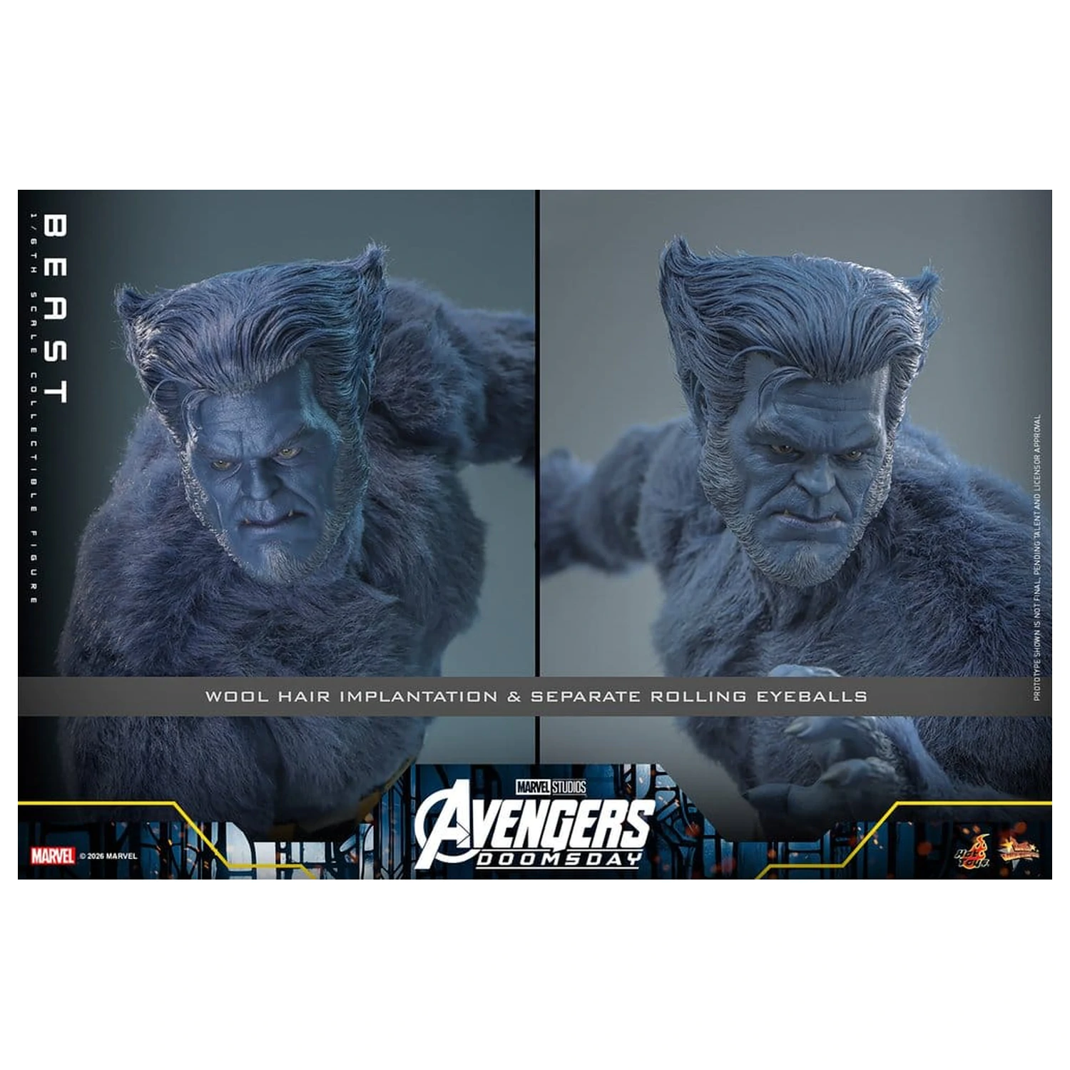 Marvel X-Men Movie Masterpiece Figurka Akcji 1/6 Beast Edition Kolekcjonerska 33 cm zdjęcie produktu