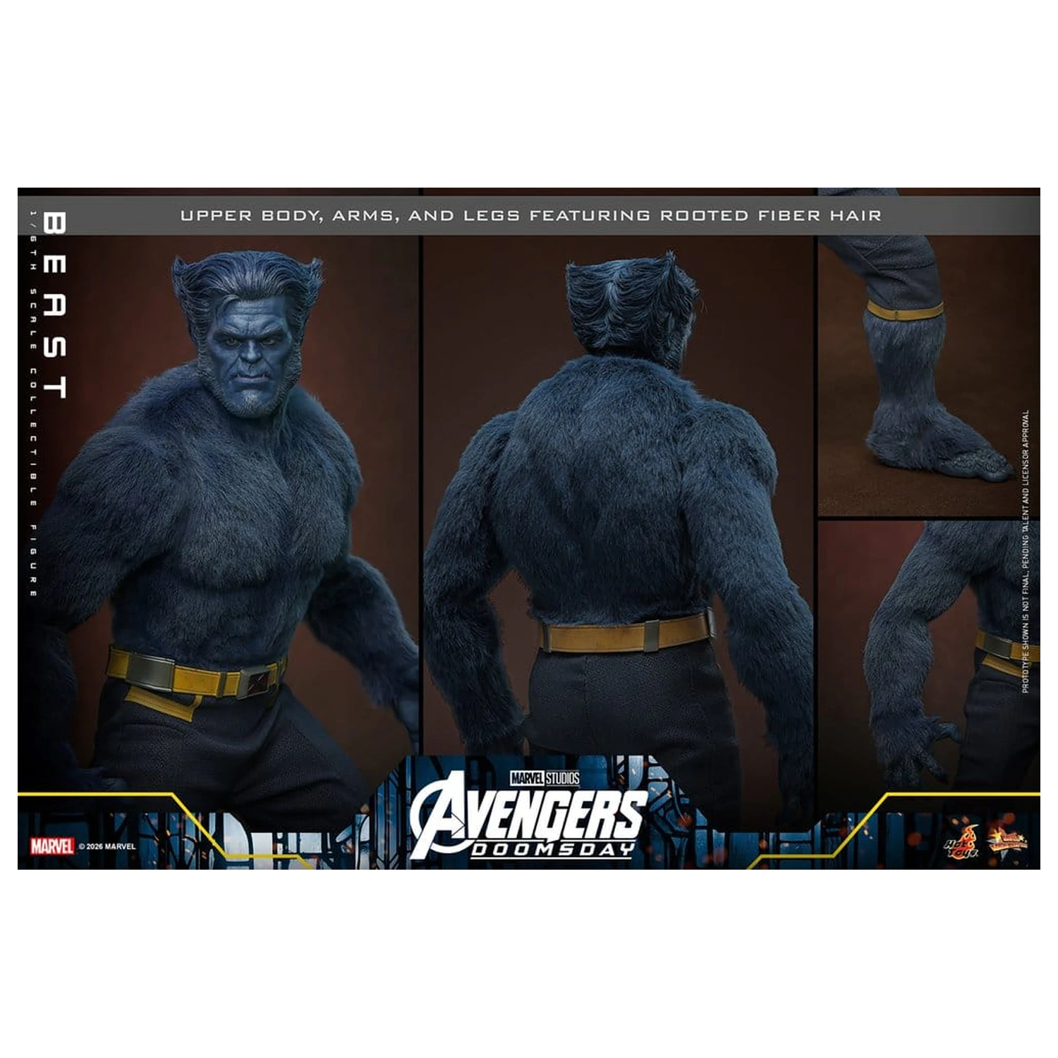 Marvel X-Men Movie Masterpiece Figurka Akcji 1/6 Beast Edition Kolekcjonerska 33 cm zdjęcie produktu