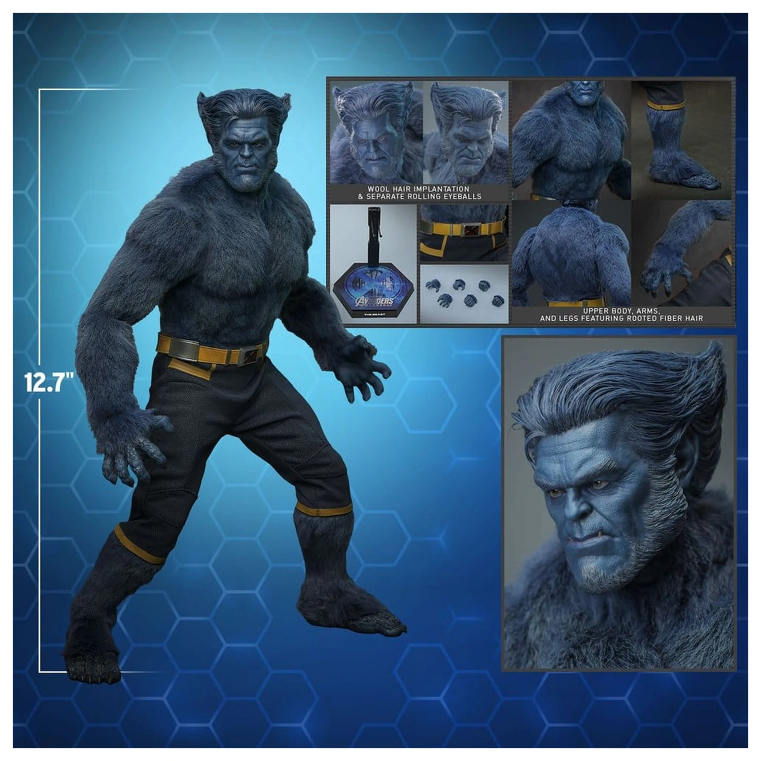 Marvel X-Men Movie Masterpiece Figurka Akcji 1/6 Beast Edition Kolekcjonerska 33 cm zdjęcie produktu