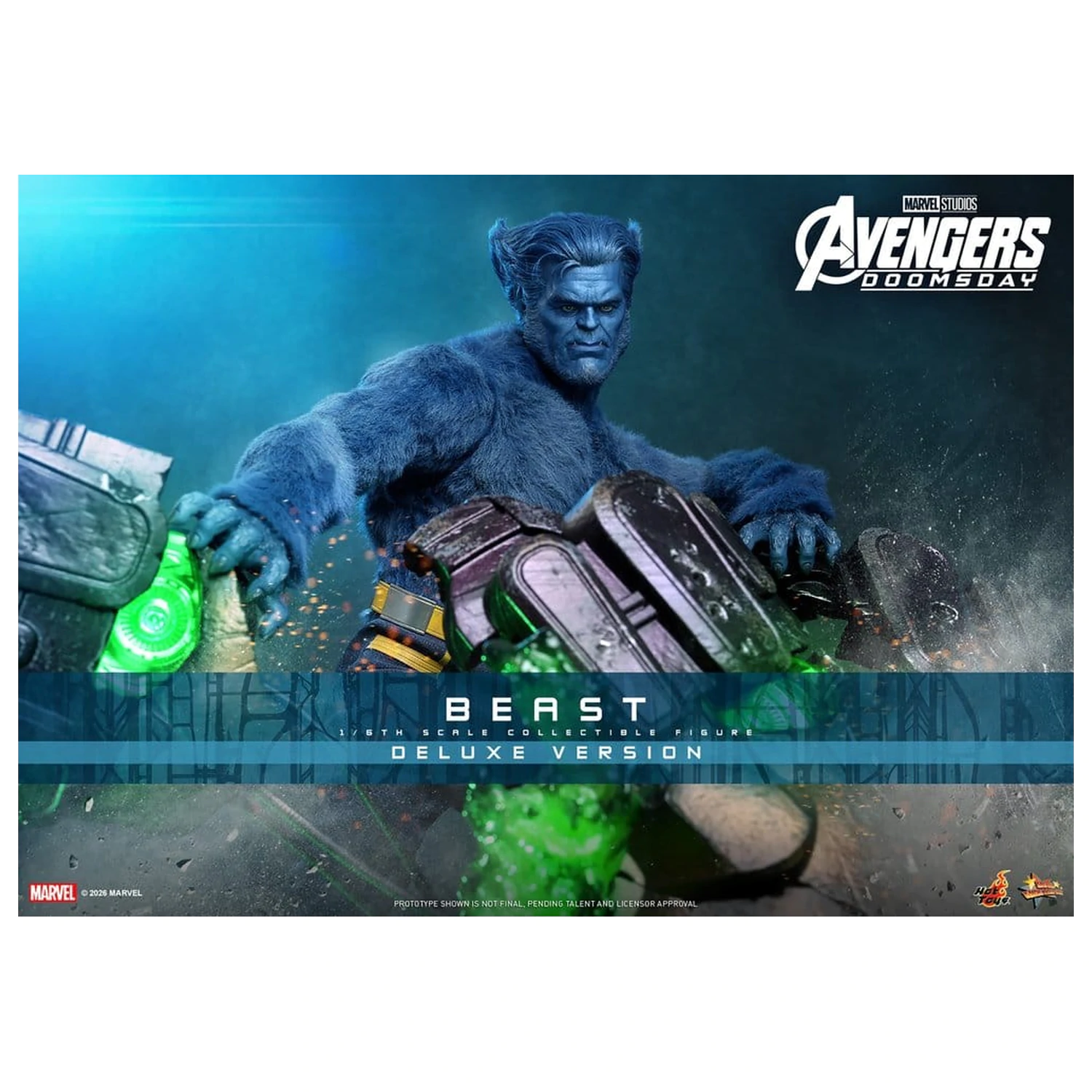 Marvel X-Men Movie Masterpiece figurka akcji 1/6 Beast Deluxe Version 33 cm zdjęcie produktu