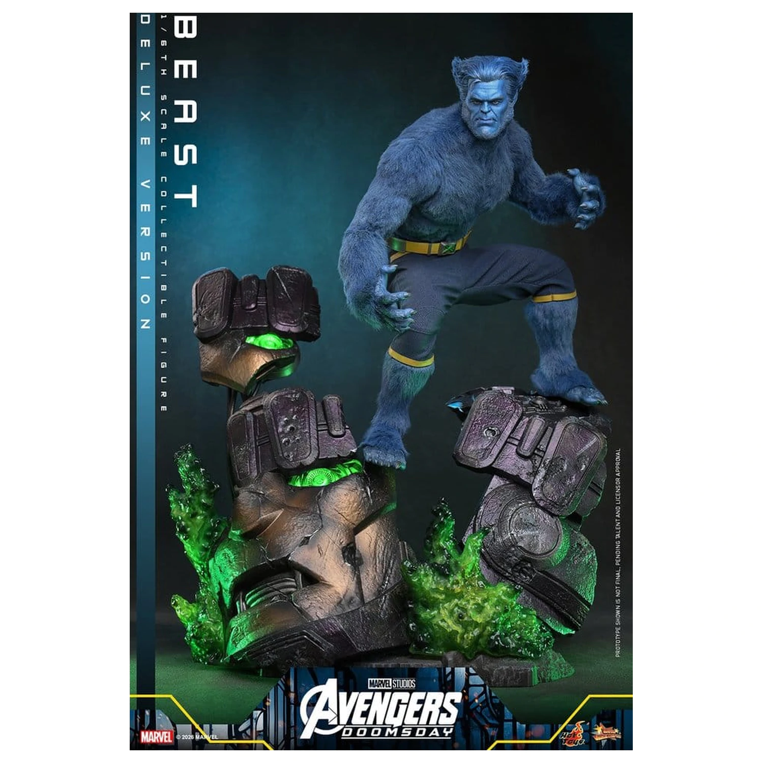 Marvel X-Men Movie Masterpiece figurka akcji 1/6 Beast Deluxe Version 33 cm zdjęcie produktu