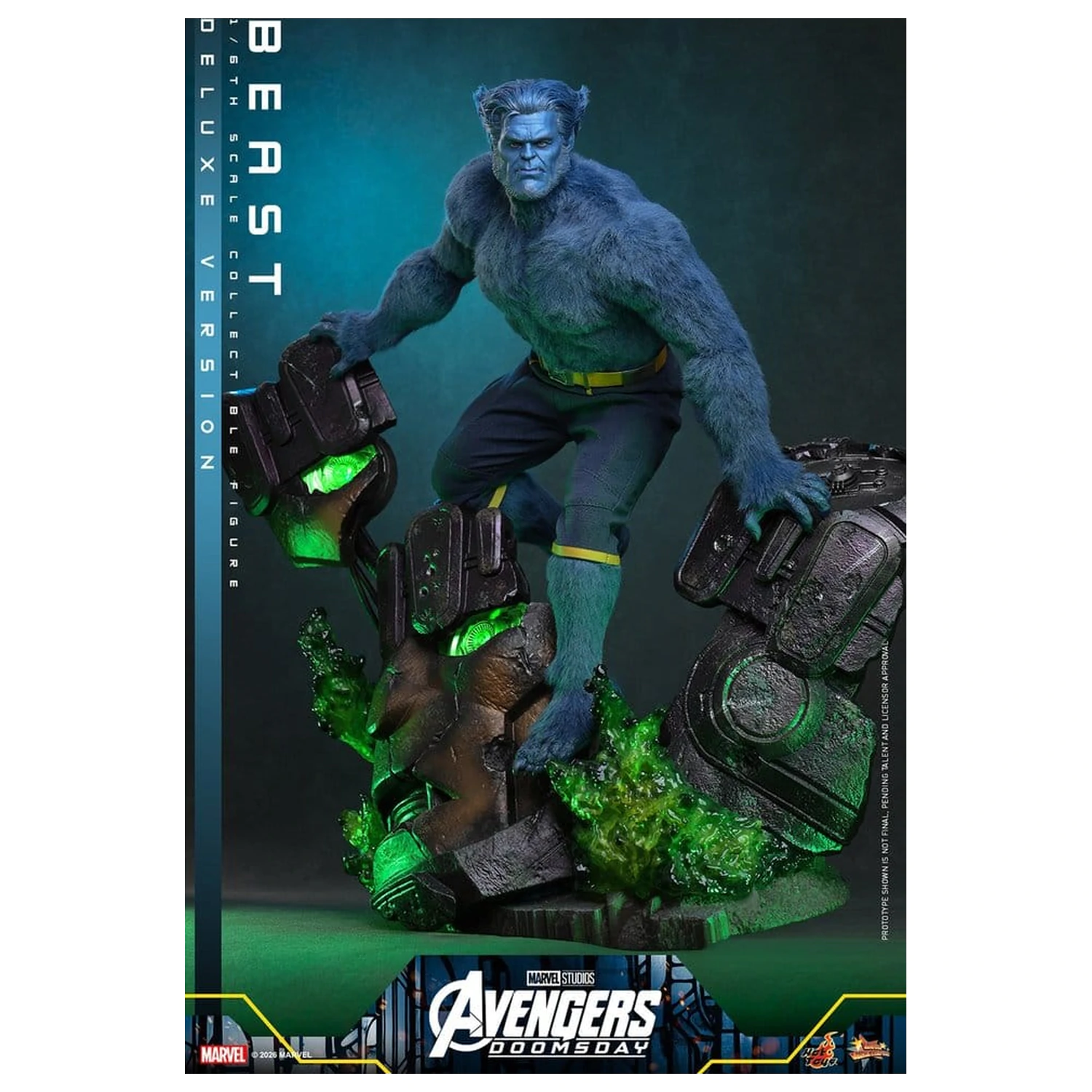 Marvel X-Men Movie Masterpiece figurka akcji 1/6 Beast Deluxe Version 33 cm zdjęcie produktu