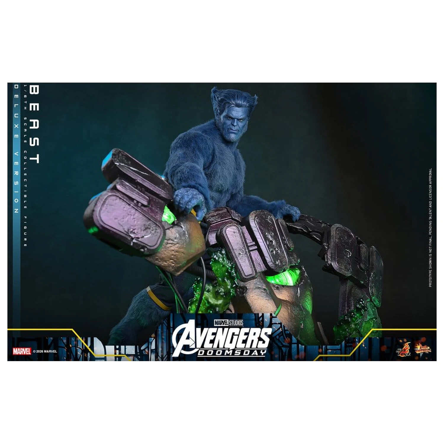 Marvel X-Men Movie Masterpiece figurka akcji 1/6 Beast Deluxe Version 33 cm zdjęcie produktu