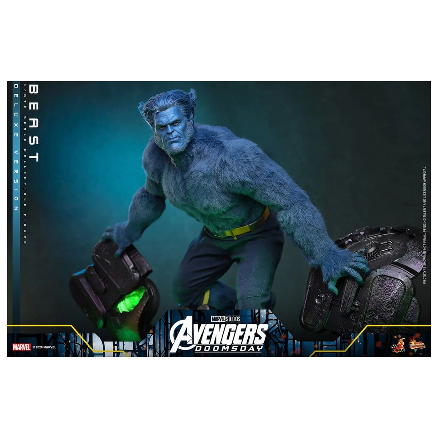 Marvel X-Men Movie Masterpiece figurka akcji 1/6 Beast Deluxe Version 33 cm zdjęcie produktu