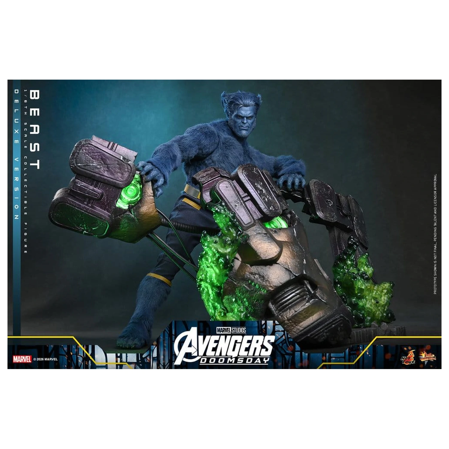 Marvel X-Men Movie Masterpiece figurka akcji 1/6 Beast Deluxe Version 33 cm zdjęcie produktu
