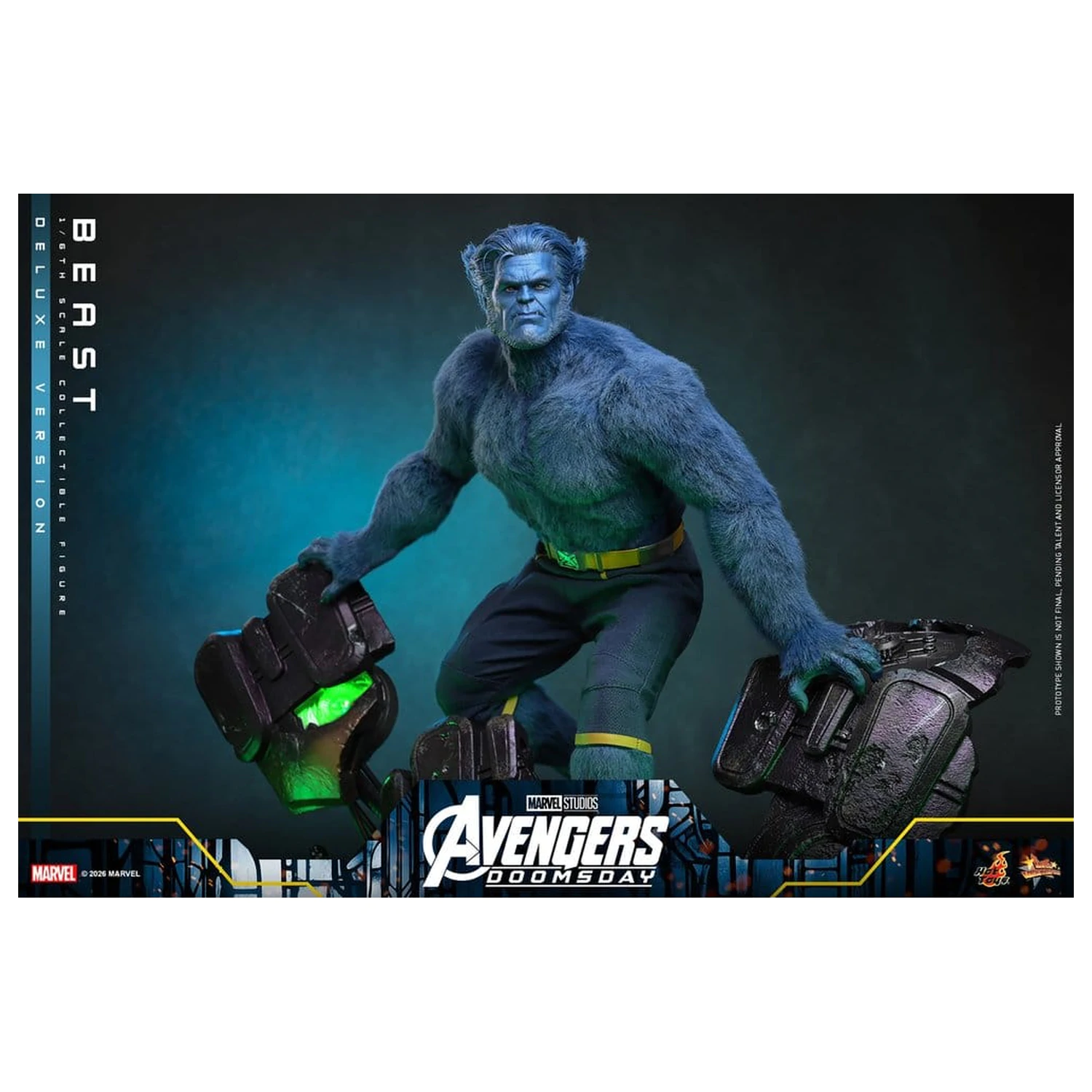Marvel X-Men Movie Masterpiece figurka akcji 1/6 Beast Deluxe Version 33 cm zdjęcie produktu