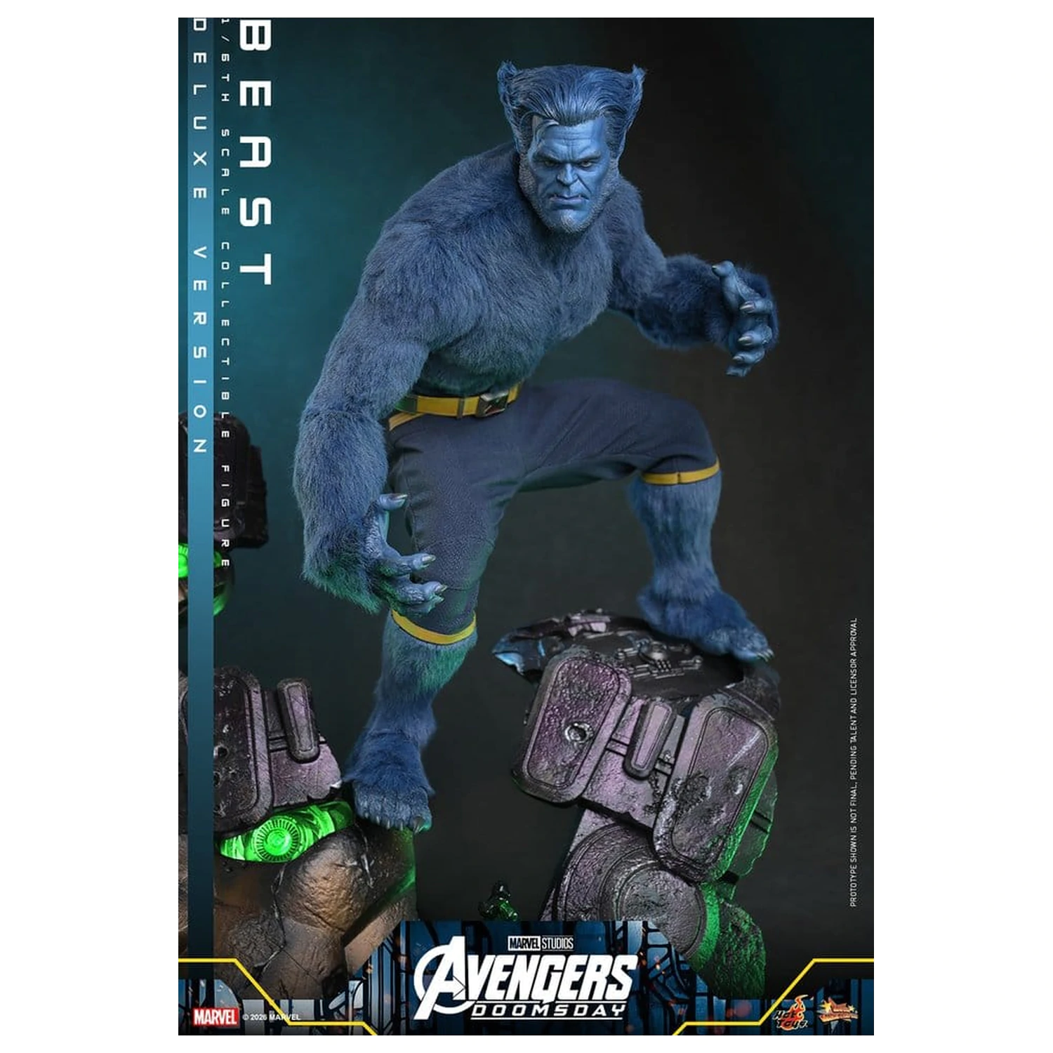 Marvel X-Men Movie Masterpiece figurka akcji 1/6 Beast Deluxe Version 33 cm zdjęcie produktu