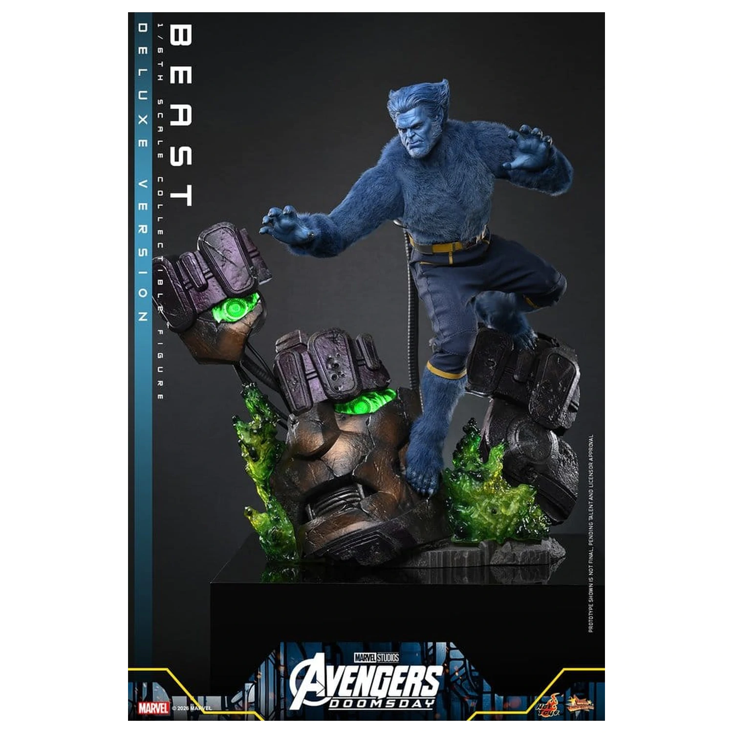 Marvel X-Men Movie Masterpiece figurka akcji 1/6 Beast Deluxe Version 33 cm zdjęcie produktu