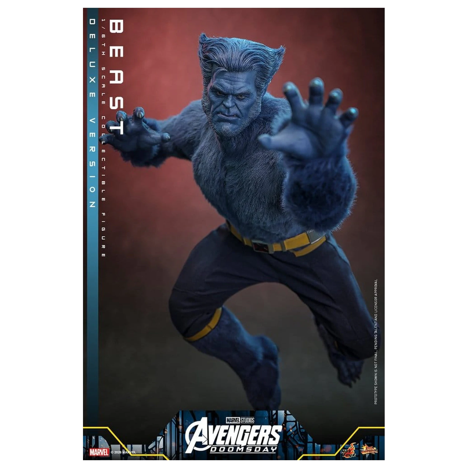 Marvel X-Men Movie Masterpiece figurka akcji 1/6 Beast Deluxe Version 33 cm zdjęcie produktu
