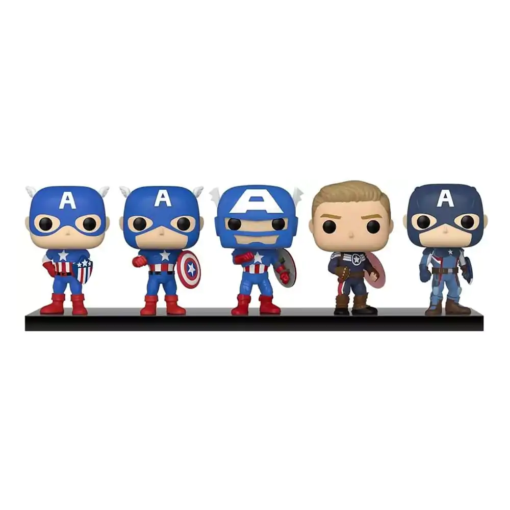 Marvel: Rok Tarczy Funko POP! Winylowa Figurka Zestaw 5 Sztuk Captain America: Przez Wieki 9 cm zdjęcie produktu