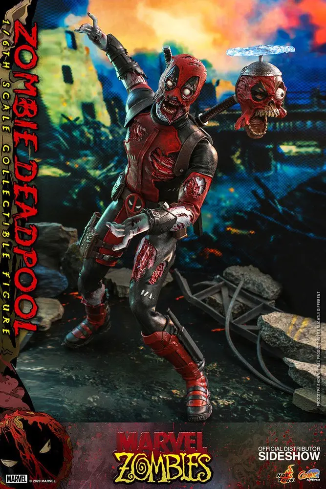 Marvel Zombies Comic Masterpiece Figurka Akcji 1/6 Zombie Deadpool 31 cm zdjęcie produktu